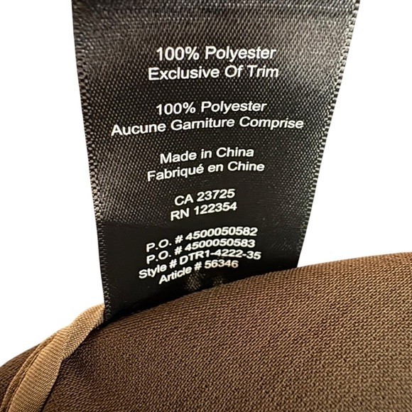 Aritzia Babaton Cormac Coat XS Olive Green Waterfall Drape Asymmetrical Zip - Picture 4 of 15